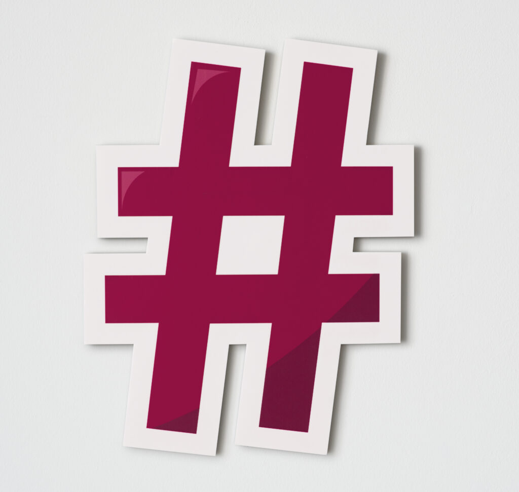 hashtags